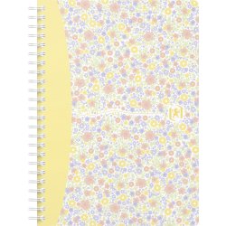 Oxford Floral Spiralbog A5 | Kvadreret | Ass.