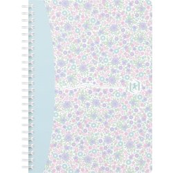 Oxford Floral Spiralbog A5 | Kvadreret | Ass.