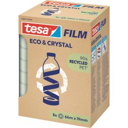 tesa Eco Crystal Tape | 19mm x 66m | 8 rl.