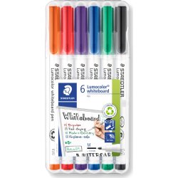 Staedtler 301 Whiteboardpenna | 6 färger