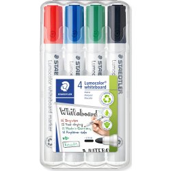 Staedtler Lumocolor 351 WB märkpenna, rund, 4 st.