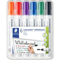 Whiteboardpenna Staedtler 351 6 färger