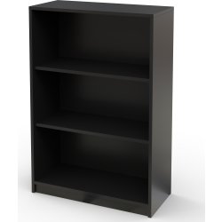 Jive hylla, 3 fack, mattsvart dekorlaminat, D35 cm