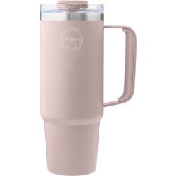 AYA&IDA Thermo Cup With Straw, Rosa