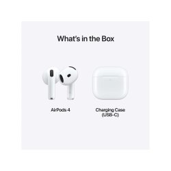 Apple AirPods (4. generation) høretelefoner, hvid