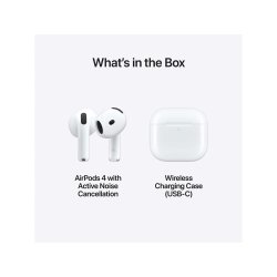 DEMO Apple AirPods (4. gen) høretelefoner med ANC