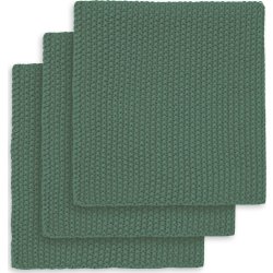 Engholm karklud, bomuld, 25x25 cm, grøn, 3 stk.