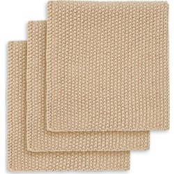 Engholm karklud, bomuld, 25x25 cm, natur, 3 stk.