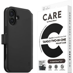 CARE iPhone 16 plus to i en cover m. pung, sort