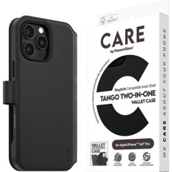 CARE iPhone 16 Pro Max to i en cover m. pung, sort