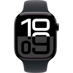 Apple Watch Series 10 GPS, 46mm, jet sort, M/L