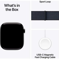 Apple Watch Series 10 GPS, 46mm, jet sort, loop