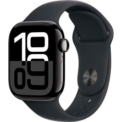 Apple Watch Series 10 (GPS+4G) 42mm, jet sort, M/L