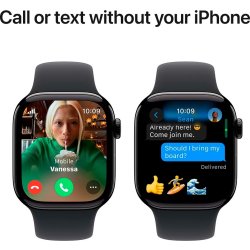 Apple Watch Series 10 (GPS+4G) 42mm, jet sort, M/L