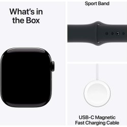 Apple Watch Series 10 (GPS+4G) 42mm, jet sort, M/L