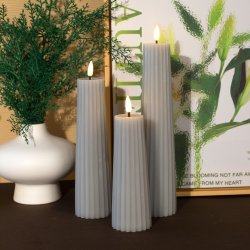 Fjord Denmark Keglelys, 3 stk., sandstone