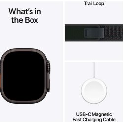 Apple Watch Ultra 2 (GPS+4G) 49mm, sort titan, M/L
