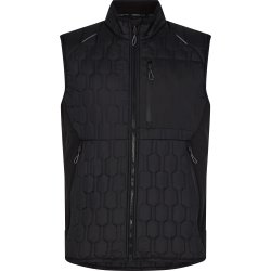 Engel X-treme quiltet vest, Sort, Str. XL