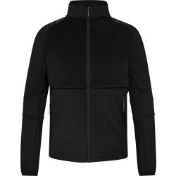 Engel X-treme midlayer cardigan, Sort, Str. L
