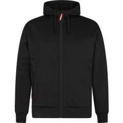 Engel Extend sweatshirt m. hætte, Sort, Str. L