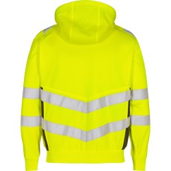 Engel Safety sweat cardigan, Gul, Str. 2XL