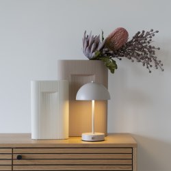 Capri LED Lampe, beige