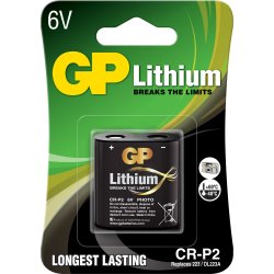 GP CR-P2 Lithiumbatteri, 1 stk