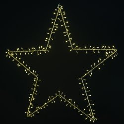 Sirius Liva Cluster Stjärna, 190 LED, guld