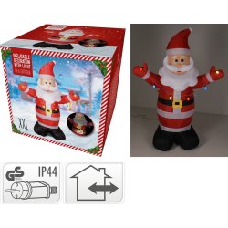 Oppustelig Julemand m/LED 190cm