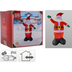 Oppustelig Julemand m/LED, 400 cm