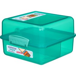 Sistema Lunch Cube matlåda, 1,4 liter, grön