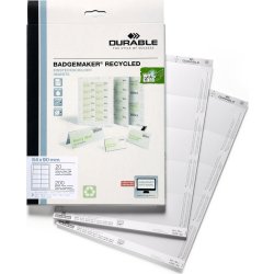 Durable R. Namnbrickor 54x90mm 200 st