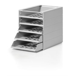 Durable Idealbox Basic lådkabinett, 5, Grå
