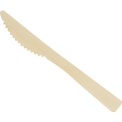 Engangskniv, Bambus, 16 cm, 100 stk.