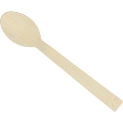 Engangsspiseske, Bambus, 16 cm, 100 stk.