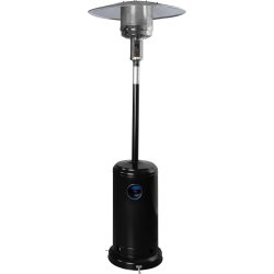 Terrassevarmer Lux, 221 cm, Sort