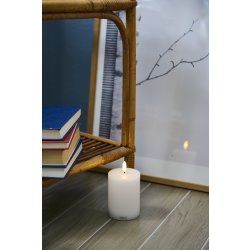 Sirius Sille lampa, Laddningsbar, Ø7,5/10cm, Vit