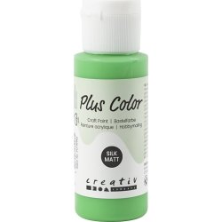 Hobbyfärg Plus Color 60ml ljusgrön
