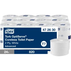 Tork T7 Advanced toalettpapper u/hylse 2 lag 24 rl