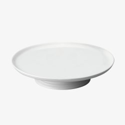 Aida Aroma tårtfat, vit, porslin, 29 cm.