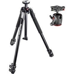 Manfrotto Stativset 190X3 + kulhuvud