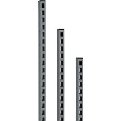 Perforeret skinne til arbejdsbord, grå, 1448mm
