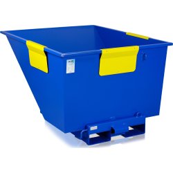 Källsorteringsmarkör till tippcontainer, gul, 3 st