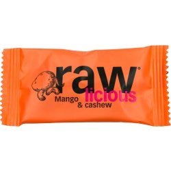 RawLicious bars, Mango/Cashew, Display, 60 x 15 g