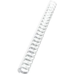 Fellowes spiralrygg i plast, A4, 38 mm, vit