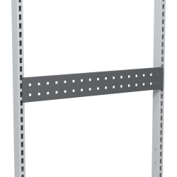 Værktøjstavle til arbejdsborde, grå, 664x94mm