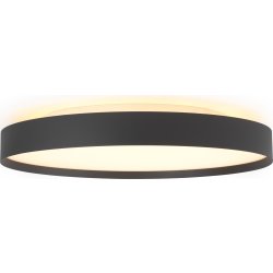 Svart plafond Ø50 cm, Svart