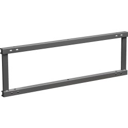 Påbygningsramme til arbejdsborde, grå, 1120 mm