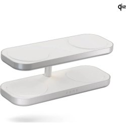 Zens Trådløs Oplader pro 4 Qi2, hvid