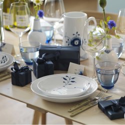 Royal Copenhagen Blå Mega Moderne Tallerken 20 cm